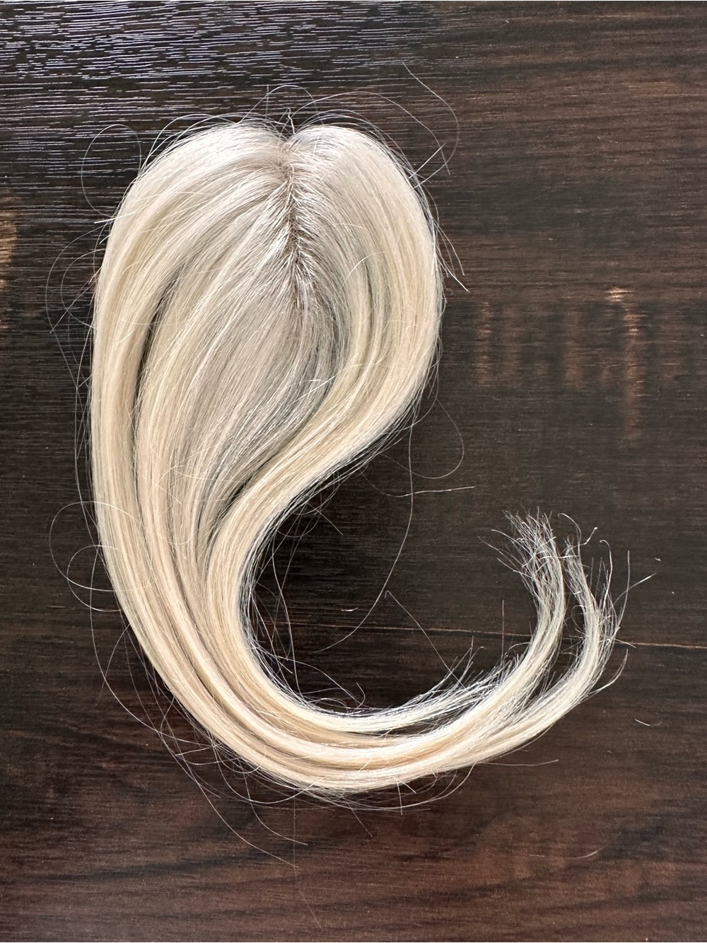 Seully White Blonde Clip-In Topper Extension